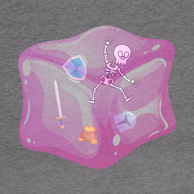 Gelatinous Cube - Pink by NerdySparkleGoth